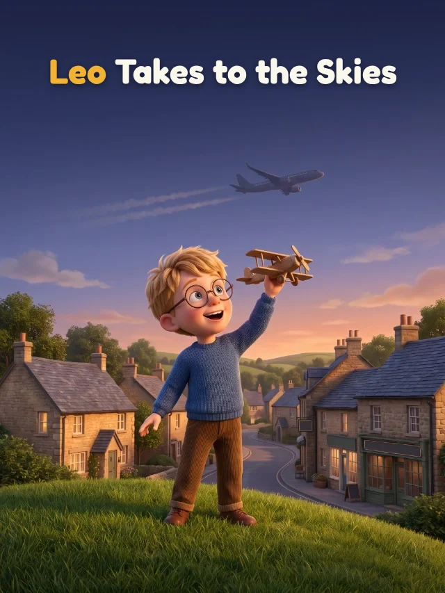 Sample cover: Leo Takes to the Skies