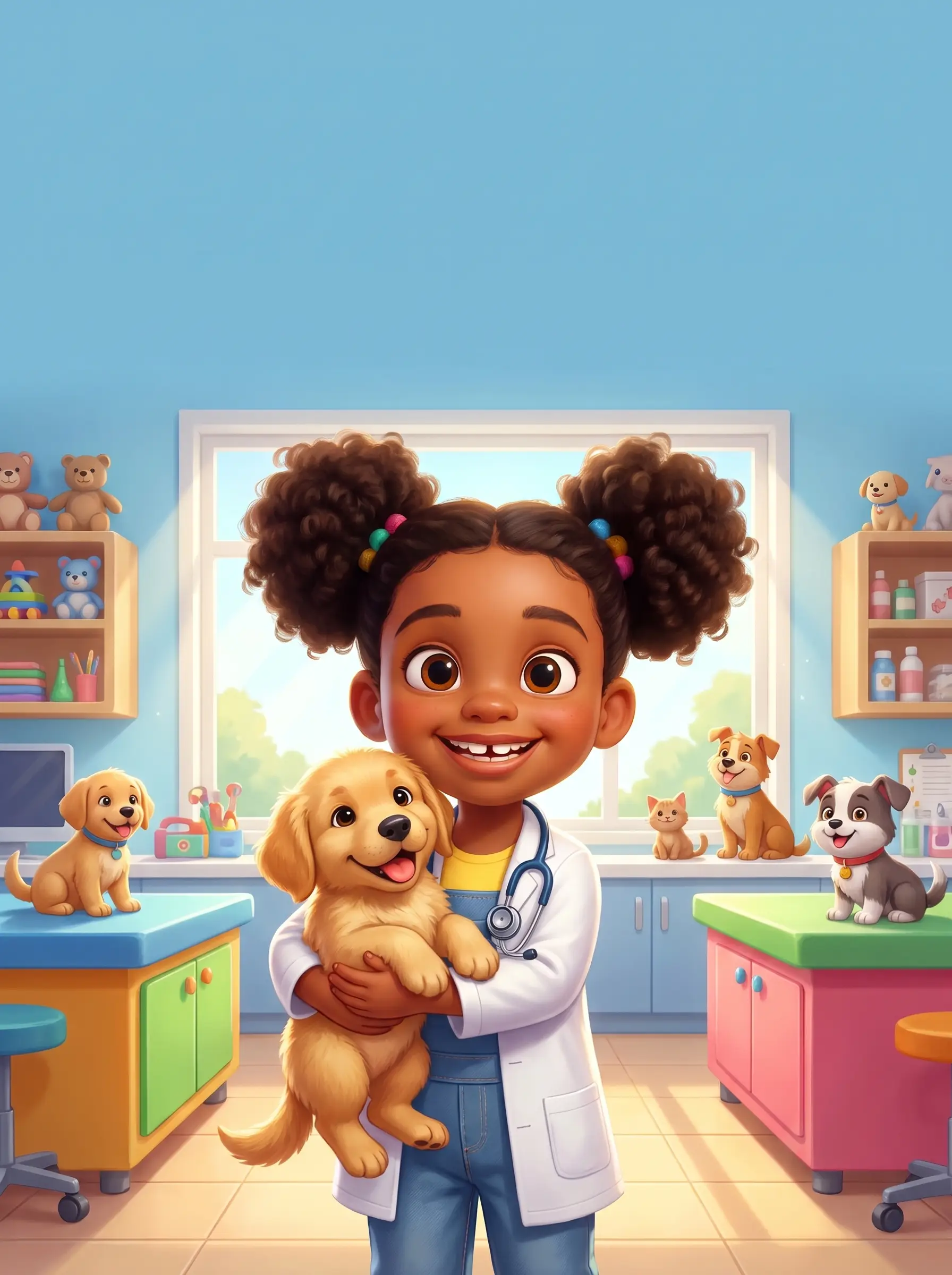 An example digital book cover made from a child's photo